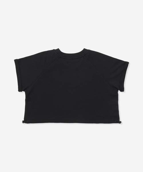 tシャツ 「Hurley/ハーレー」レディーススウェットショートトップス　ヨガ　フィッットネス　TERRY ICON DRAW CORD TOPS レ Hurley tシャツ 「Hurley/ハーレー」レディーススウェット