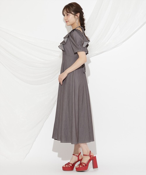 値下げ中 WILLSELECTION 新作 ジュイフラワーフリルワンピース セール】ジュイフラワーフリルワンピース（ワンピース