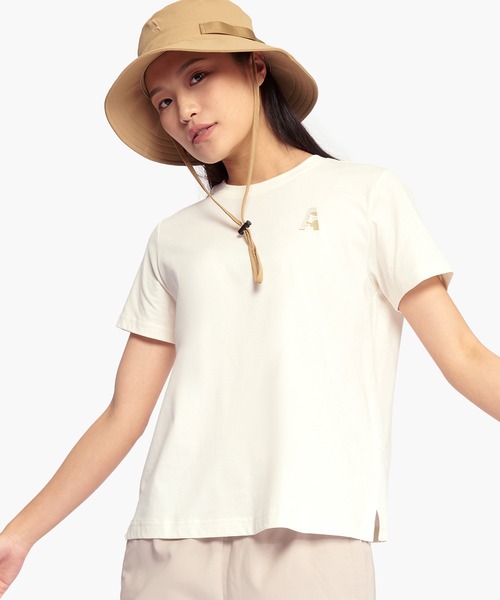 tシャツ 抗菌防臭 吸水速乾 ワンポイント グラフィックロゴ 半袖Tシャツ レディース