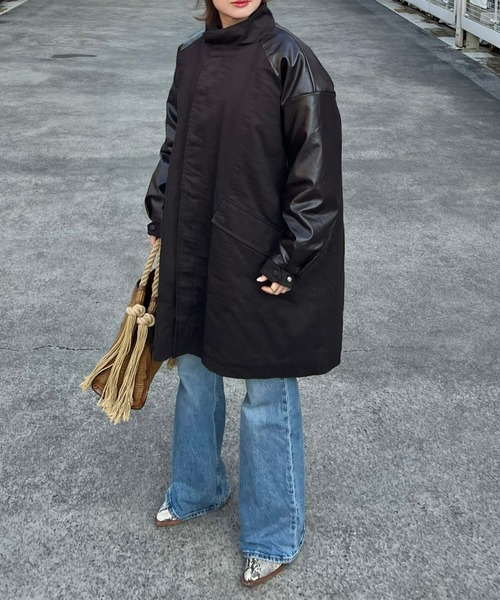 「ECRIRE」 コート L ダークブラウン レディース_画像7