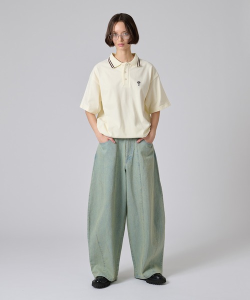 ONCILY ジーンズ SUPER BAGGY CURVE DENIM PANTS / スーパー