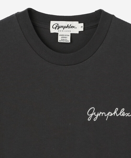 GYMPHLEX tシャツ Gymphlex | 刺繍ロゴTシャツ WOMEN レディース