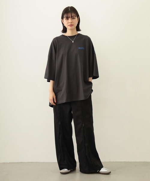 みるくです MILKFED. パンツ FRONT LINE ZIP UP PANTS レディース メンズ