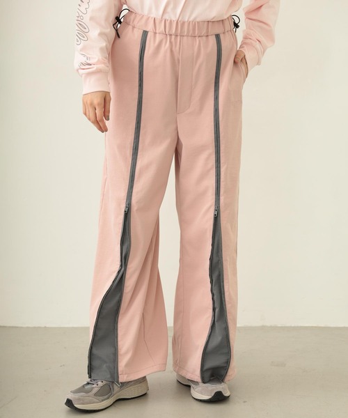 みるくです MILKFED. パンツ FRONT LINE ZIP UP PANTS レディース メンズ