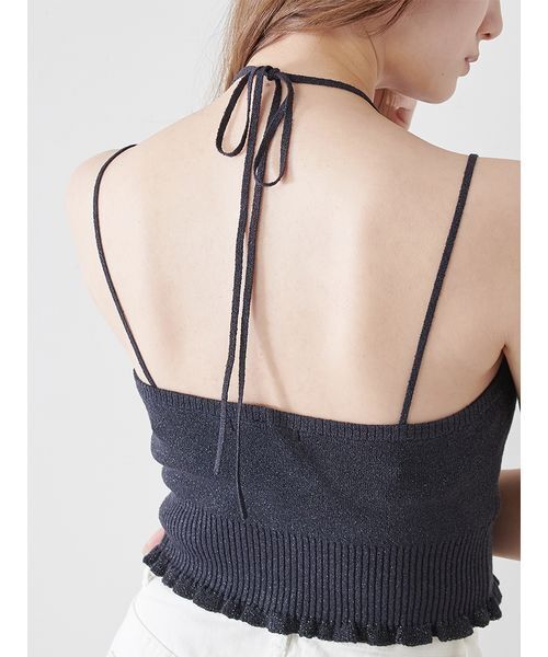 SNIDEL｜ビジューホックニットビスチェ | Rakuten Fashion(楽天
