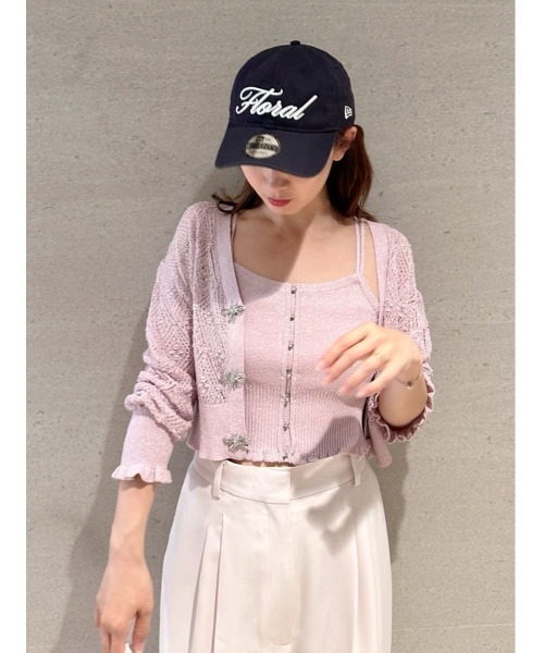 半額 50％OFFの通販 SNIDEL ニット ビジューホックニットビスチェ セーター トップス