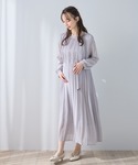 マタニティ 梨地シフォンプリーツ オケージョン...の詳細画像4