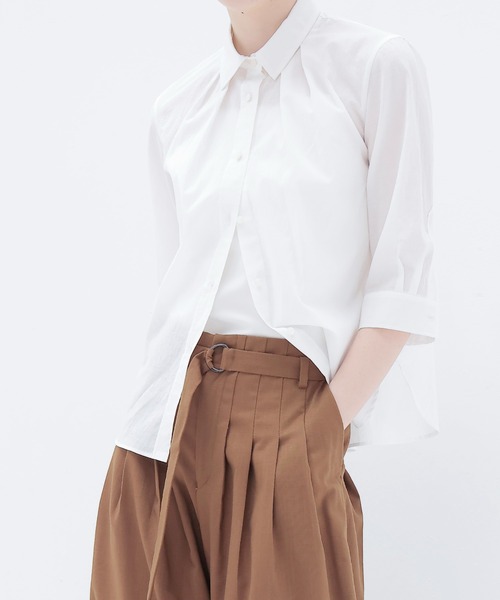 ブラウス シャツ airy washer fit shirt(エアリーワッシャーフィットシャツ) レディース