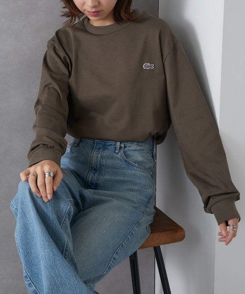 LACOSTE（ラコステ） tシャツ 「LACOSTE」ベーシックロングスリーブT 