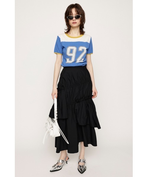 「SLY」 フリルスカート 1 ターコイズブルー レディース_画像8
