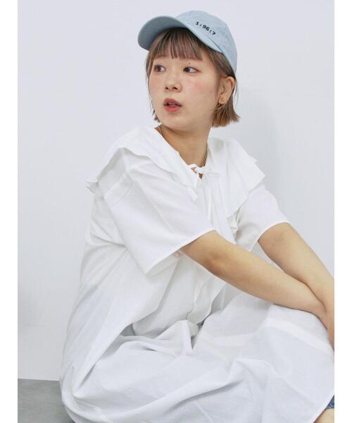 ehka sopo（エヘカソポ） ワンピース ラッフルフリルワンピース