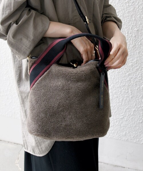 SHIPS any 別注Folna:2WAYラインリバーシブルショルダーバッグ SHIPS any ショルダーバッグ バッグ 「SHIPS any別注」Folna: 2WAY