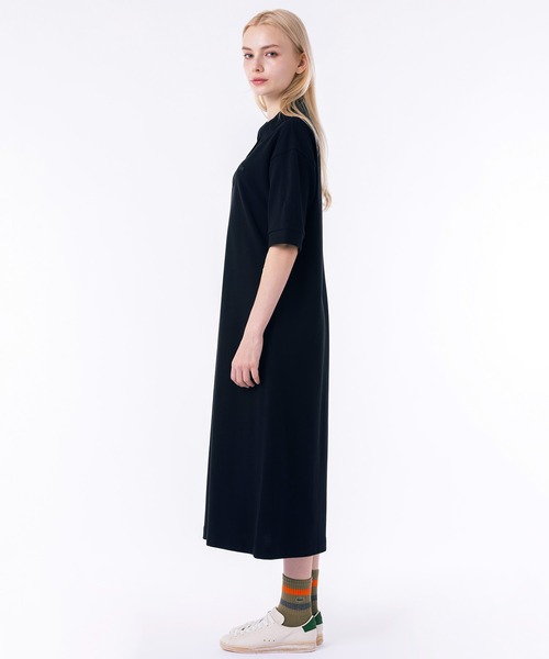 LACOSTE 「LACOSTE」 シャツワンピース 38 ネイビー レディース