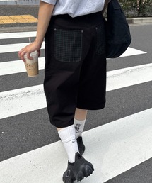 パンツ 「UNISEX」バックチェックポケットハーフパンツ レディース メンズ｜ZOZOTOWN Yahoo!店