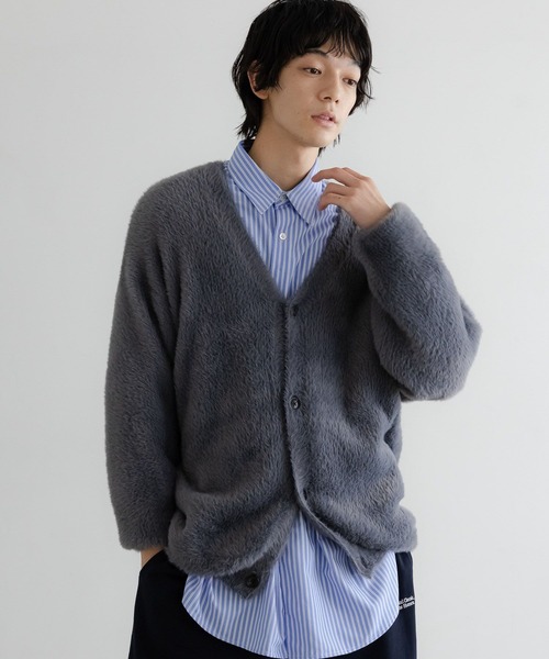 LOWRYS FARM（ローリーズファーム） カーディガン 「LFM(U)」シャギー