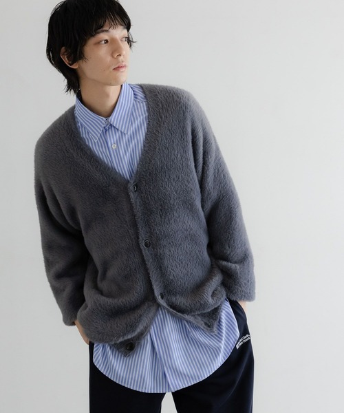 LOWRYS FARM（ローリーズファーム） カーディガン 「LFM(U)」シャギー