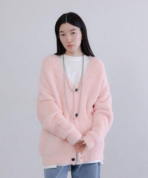 LOWRYS FARM（ローリーズファーム） カーディガン 「LFM(U)」シャギー