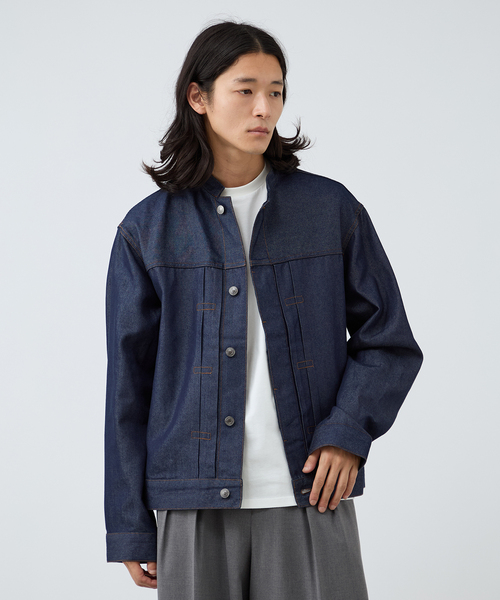 ジャケット・アウター zacblc B.C STOCK ブルゾン アウター 8.5oz テンセルデニム BRIGHT