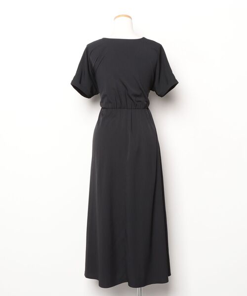 「GeeRA」 半袖ワンピース MEDIUM ブラック レディース_画像2