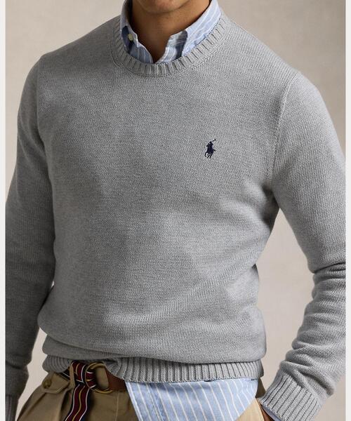 POLO RALPH LAUREN セーター ニット コットン クルーネック