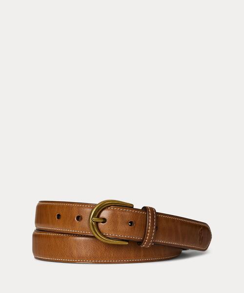 POLO RALPH LAUREN ベルト フルグレイン レザー メンズ