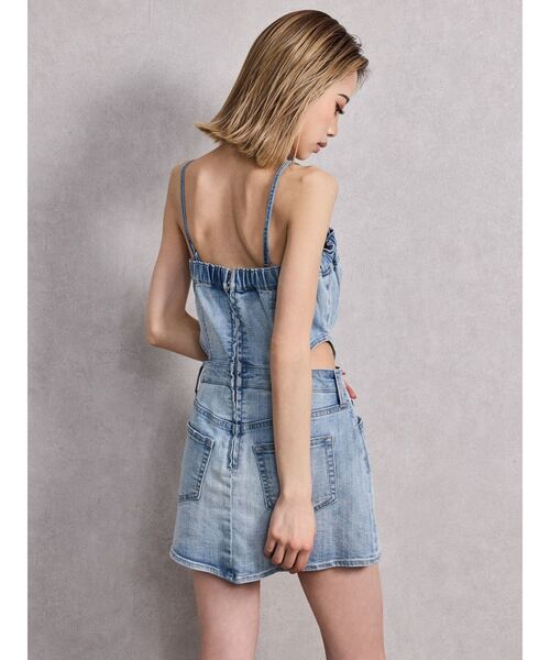 ワンピース GD MOLD SIDE OPENスカートライクデニムワンピース Gyda