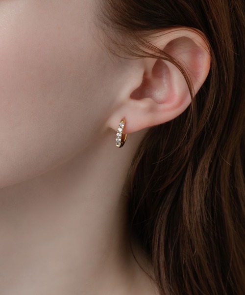 muku ピアス PIERCE/ZIRCONIA LINE レディース : ZOZOTOWN Yahoo!店