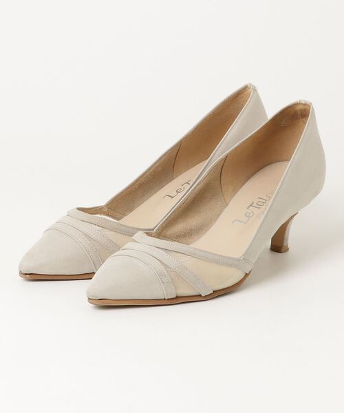 LE TALON（ル タロン） パンプス 22.5cm グレー レディース : ZOZOTOWN