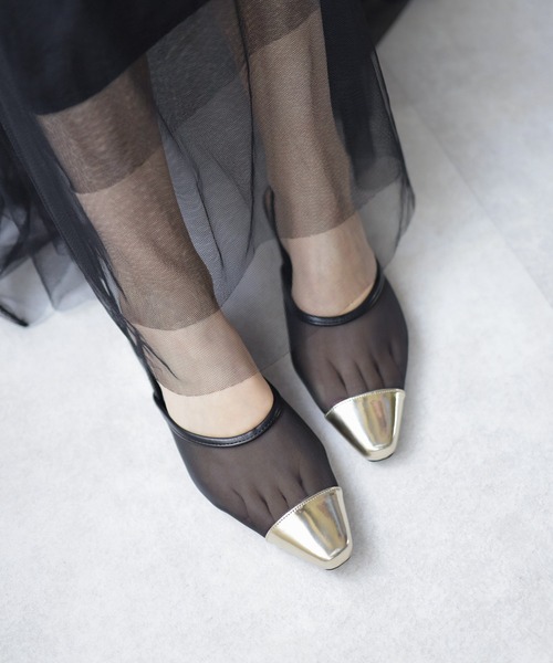 「SESTO」 フラットサンダル 23.5cm ブラック系その他 レディース_画像3