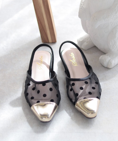 「SESTO」 フラットサンダル 23.5cm ブラック系その他 レディース_画像8