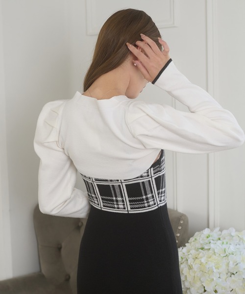 Ambre Neige（アンブルネージュ） カーディガン front button short