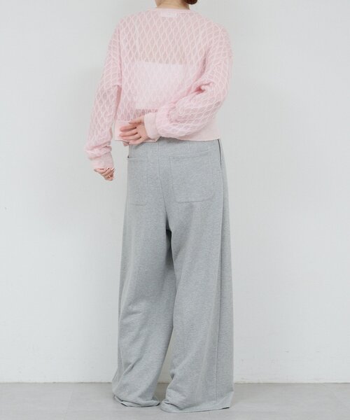 GALLARDAGALANTE ニット セーター 「HERITANOVUM」 シアーモヘヤ GALLARDAGALANTE ニット セーター 「HERITANOVUM」 シアーモヘヤ