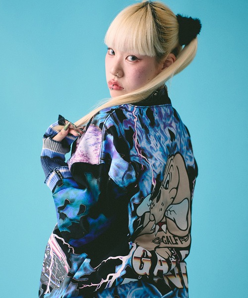 「GALFY」 半袖Tシャツ X-LARGE ブルー系その他 メンズ_画像5