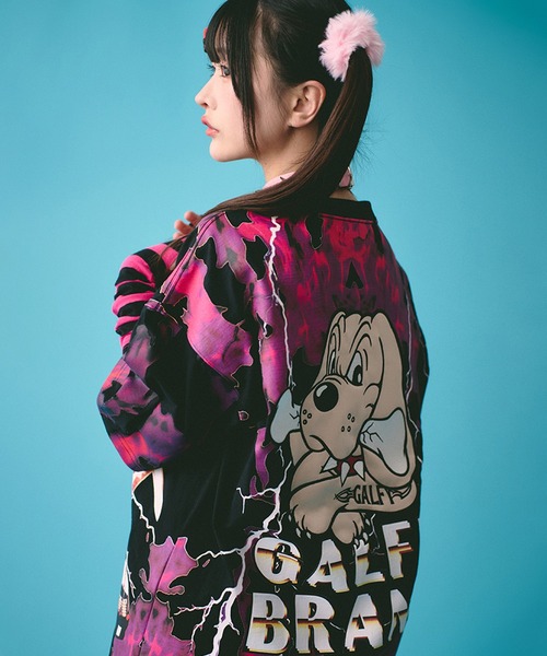 「GALFY」 半袖Tシャツ X-LARGE ブルー系その他 メンズ_画像6