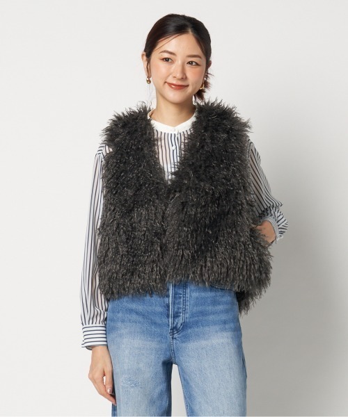 HELIOPOLE（エリオポール） ベスト ジレ SHEEP ECO FUR GILET