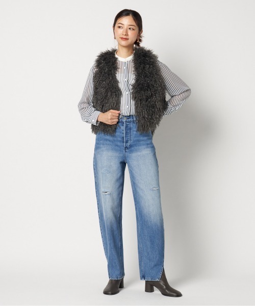 HELIOPOLE（エリオポール） ベスト ジレ SHEEP ECO FUR GILET