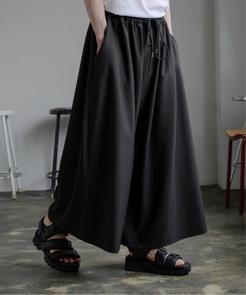 KUUUPY（クーピー） ワイドパンツ パンツ Gather Hakama Pants