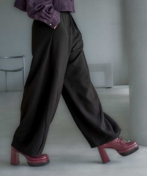 HARE（ハレ） ローファー レースアップチャンキーシューズ(HARE