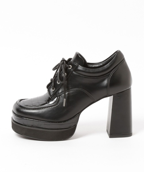 HARE（ハレ） ローファー レースアップチャンキーシューズ(HARE