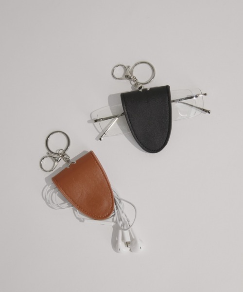 duei（デュイ） キーホルダー フェイクレザーメガネホルダー