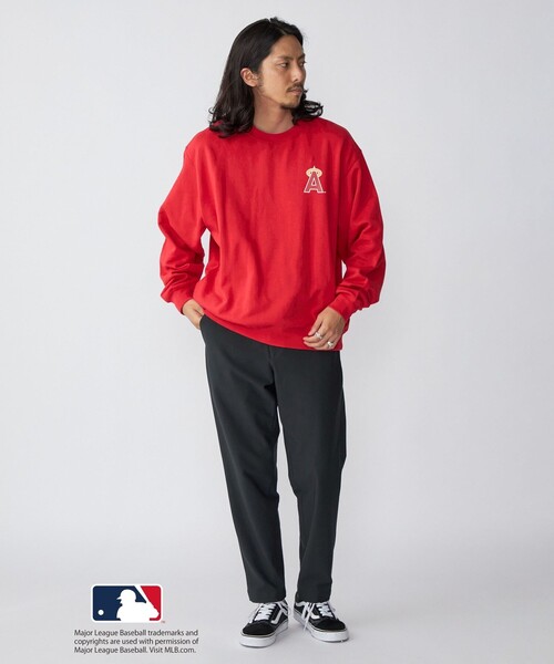 MLB スウェットカットソー LARGE レッド メンズ : ZOZOTOWN Yahoo!店