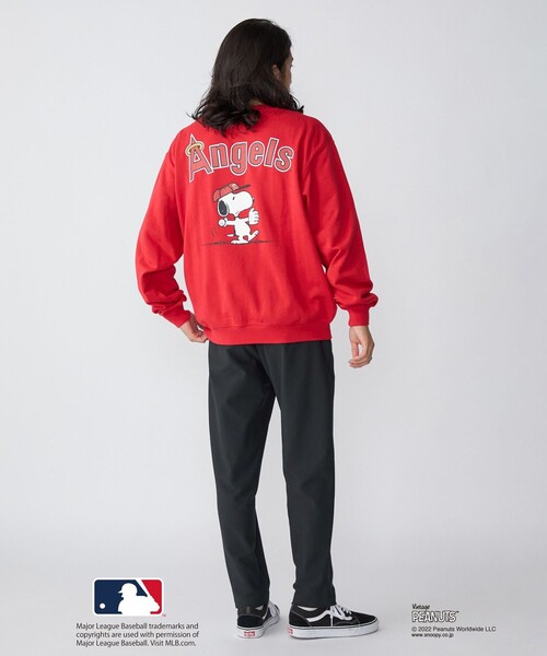 MLB スウェットカットソー LARGE レッド メンズ : ZOZOTOWN Yahoo!店