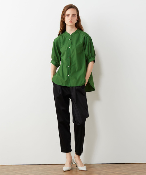 「LE SOUK HOLIDAY」 半袖シャツ L オフホワイト レディース_画像9