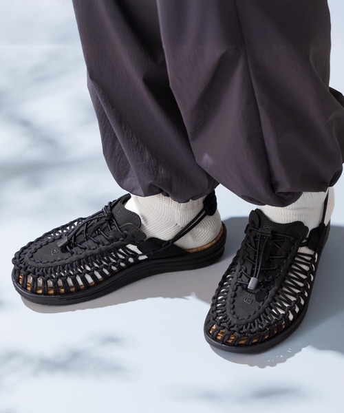 「KEEN」 フラットサンダル 26.5cm ブラック レディース_画像6