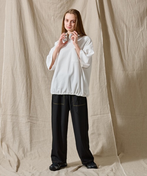 「WETTEMPT」 半袖Tシャツ MEDIUM レッド メンズ_画像3