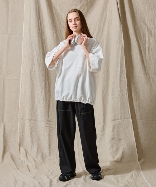 「WETTEMPT」 半袖Tシャツ MEDIUM レッド メンズ_画像6