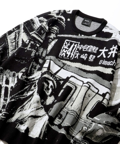 HUF（ハフ） セーター ニット 「HUF/ハフ」WORLDWIDE COMMUTER SWEAT