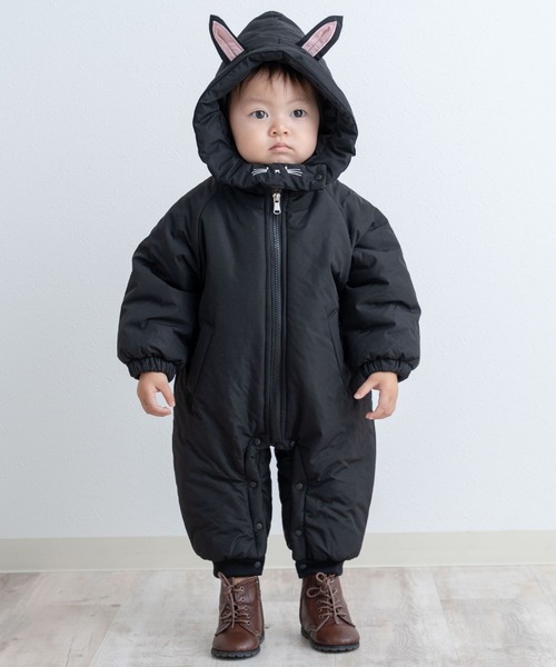 むーちゃん SweetMommy（スウィートマミー） ベビー服 ロンパース ねこさん 中綿