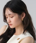 ピアス ノットデザインメタルピアス レディースの詳細画像1