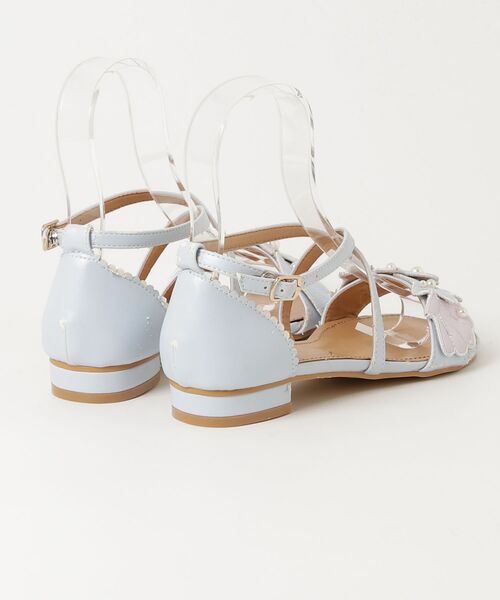 「HoneySalon by foppish」 ヒールサンダル 23cm ブルー レディース_画像2
